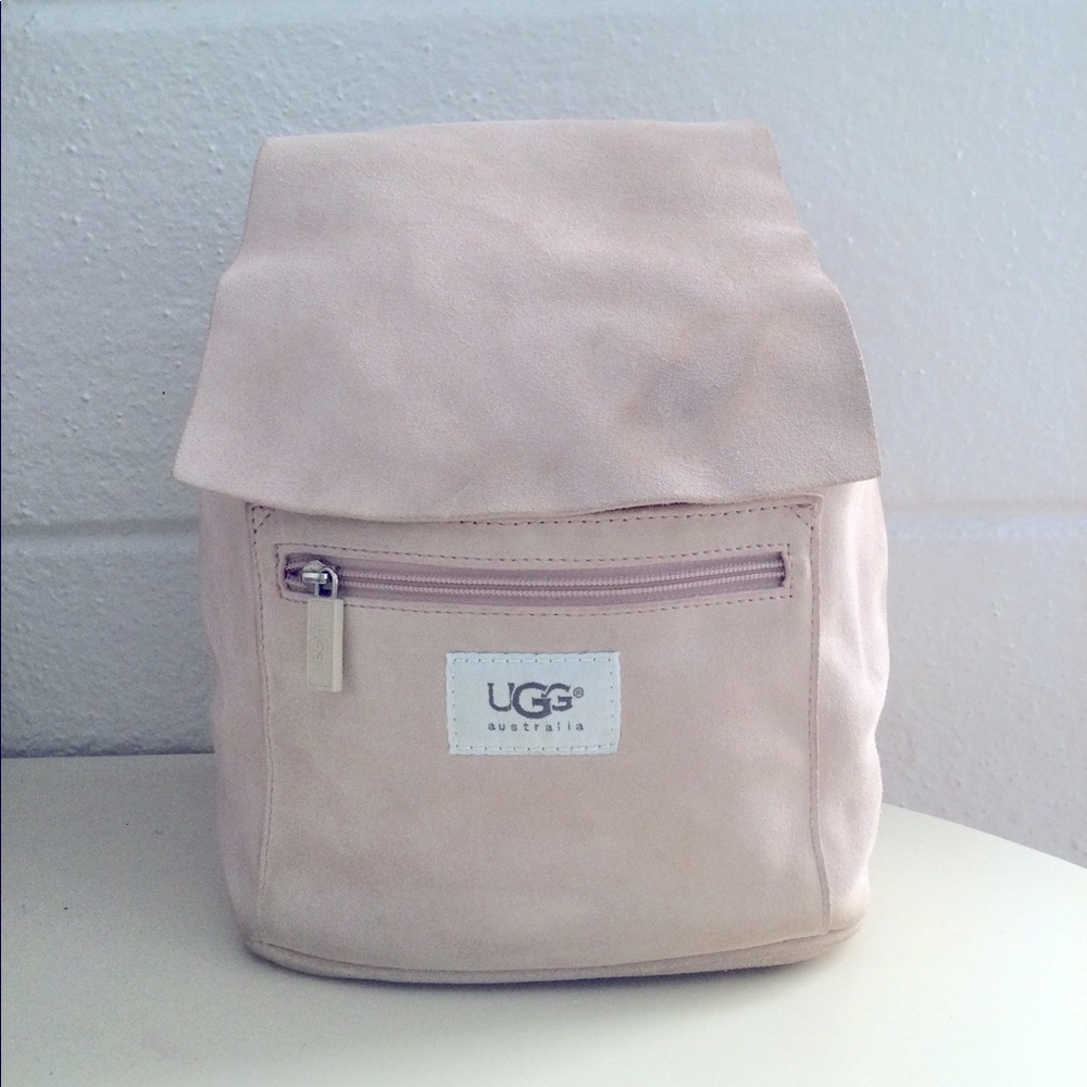 Uggs Light pink Mini Suede backpack